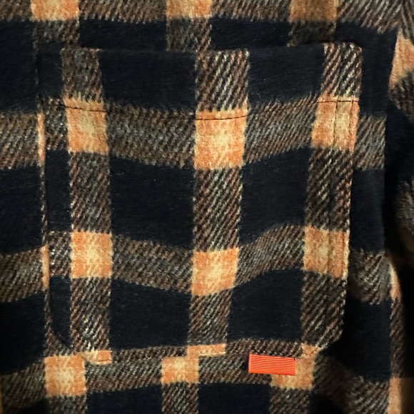 Urban Outfitters Grunge Black Yellow Heavy Plaid Flannel Jacket in Medium - Picture 8 of 11
